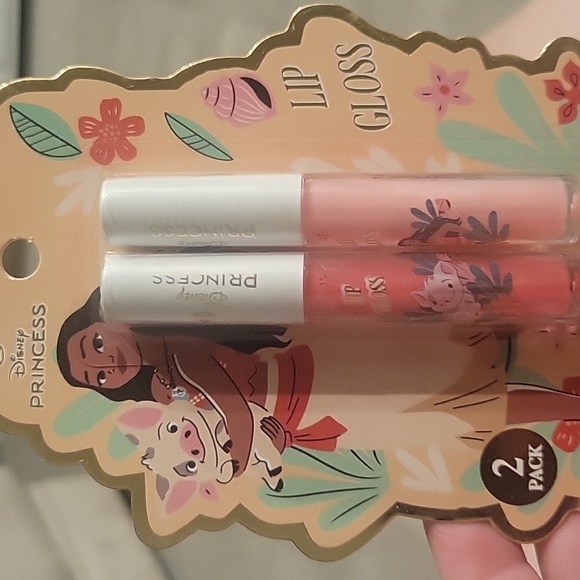 Disney Moana Lip Gloss Set - Pink and Clear - Picture 2 of 2